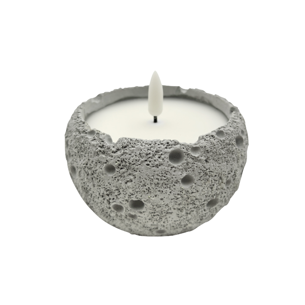 LED 3D Electronic Wick Cement -kynttilä